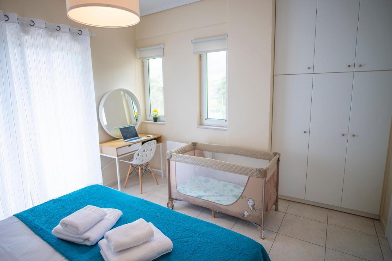 Helios: Charming Beach Home Next To Crystal Waters Nea Makri Luaran gambar