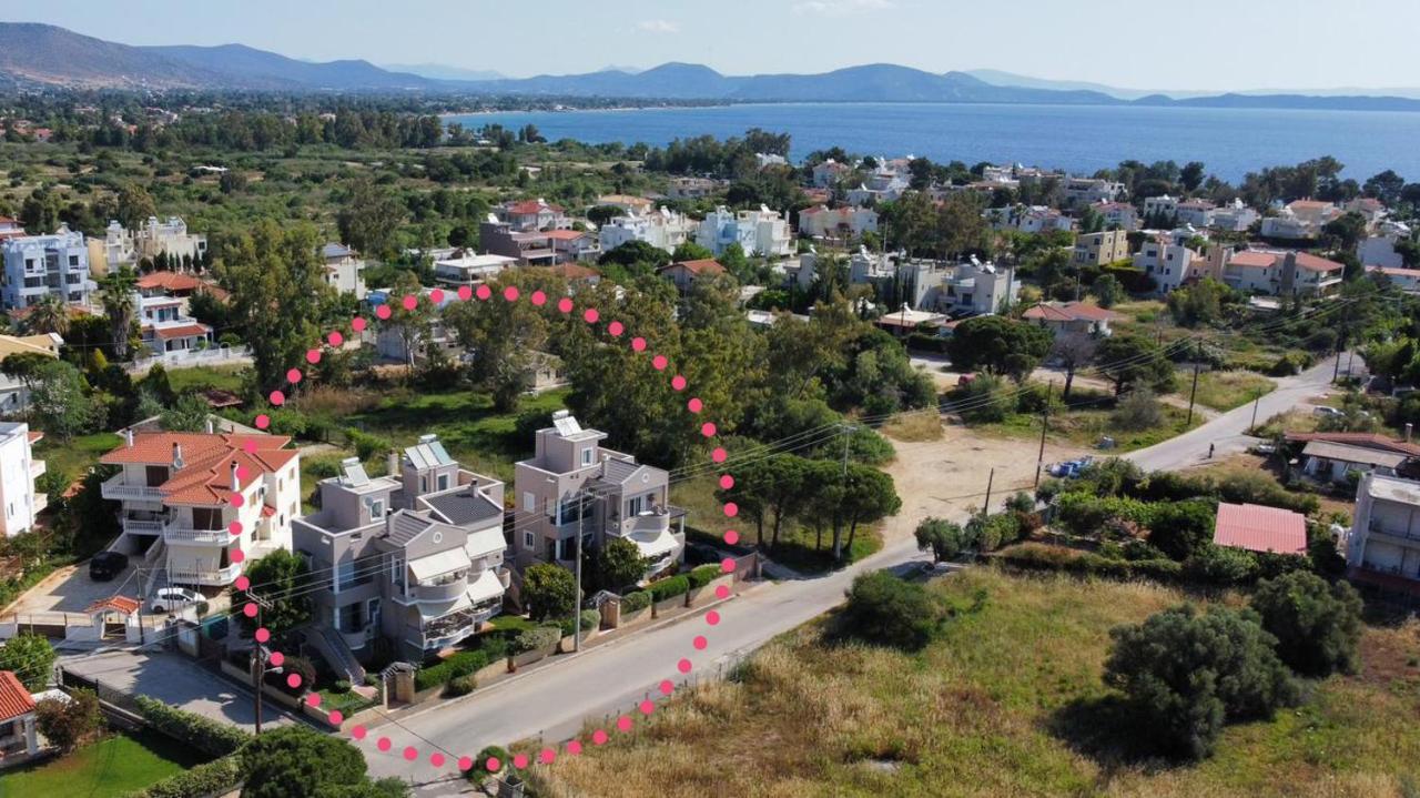 Helios: Charming Beach Home Next To Crystal Waters Nea Makri Luaran gambar